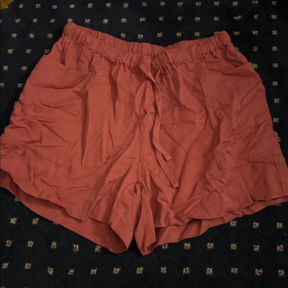 Old Navy Terracotta Elastic Shorts